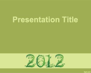 PowerPoint Design 2012 PPT Template