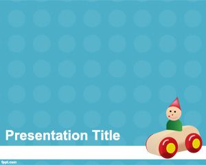 Wooden Toys PowerPoint Template PPT Template
