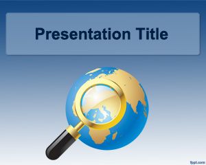 International World PowerPoint Template PPT Template