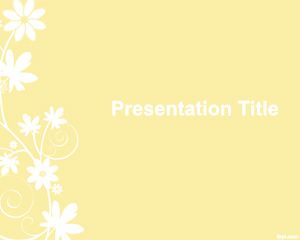 Flower Template for PowerPoint PPT Template