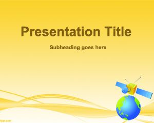 Satellite PowerPoint Template PPT Template