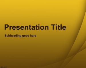 Yellow Quiz PowerPoint Template PPT Template