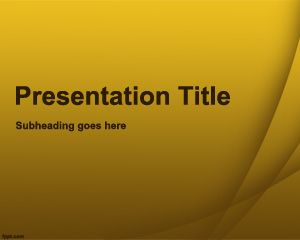 Yellow Quiz PowerPoint Template