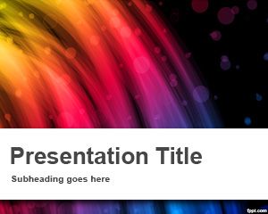 Flash PowerPoint Template PPT Template