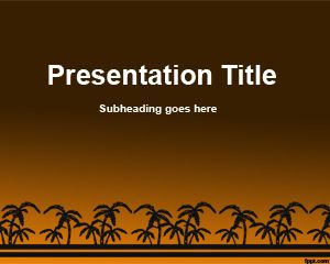 Palm PowerPoint Free Template PPT Template