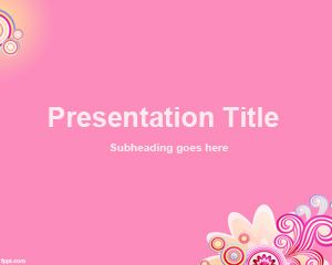 Rose Background for PowerPoint PPT Template