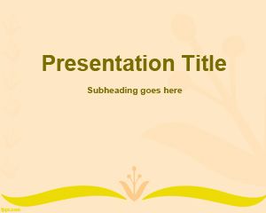 Braiding PowerPoint Template PPT Template