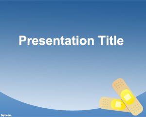 Band Aid PowerPoint Template PPT Template