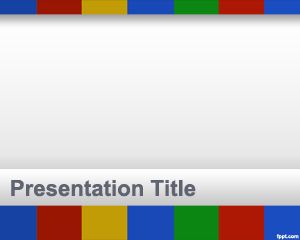 Colors of Google PowerPoint Template PPT Template