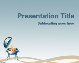 Plantilla PowerPoint de Parrillada PPT Template