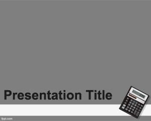 Plantilla PowerPoint de Calculadora