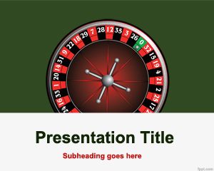 Plantilla PowerPoint de Juego de Ruleta PPT Template