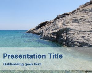 Plantilla PowerPoint de Isla Paradisiaca