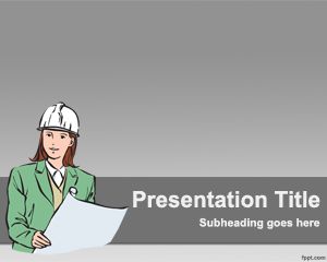 Plantilla PowerPoint de Construcción PPT Template