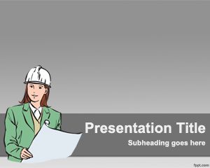 Plantilla PowerPoint de Construcción