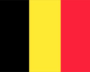 Bandera de Bélgica PowerPoint PPT Template