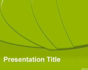 Green Slices PowerPoint Template PPT Template