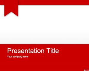 Red Academic PowerPoint Template PPT Template