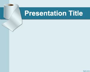 Plantilla PowerPoint de Papel Higiénico PPT Template