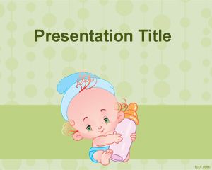 Plantilla PowerPoint de Alimentación para Bebés PPT Template