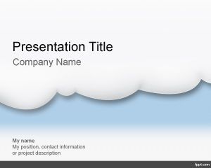 Plantilla PowerPoint de Computación en la Nube PPT Template