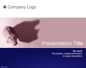 Plantilla PowerPoint de Ahorro PPT Template