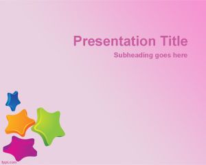 Plantilla PowerPoint con Fondo de Estrellas PPT Template