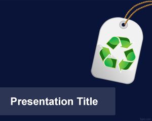 Plantilla PowerPoint de Etiqueta Ecológica PPT Template