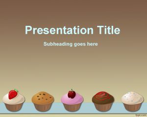 Plantilla PowerPoint de Pasteles PPT Template