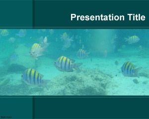 Plantilla PowerPoint de Acuario