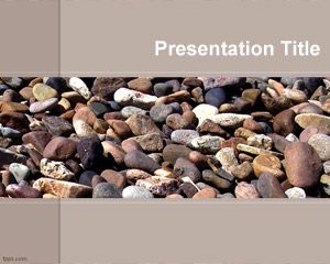 Plantilla PowerPoint de Piedras PPT Template