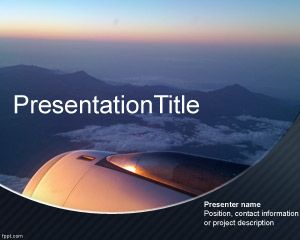 Plantilla PowerPoint de vista aérea