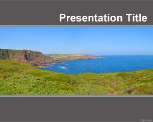 Plantilla PowerPoint con Vista Panoramica PPT Template