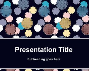 Round Pieces PowerPoint Template PPT Template