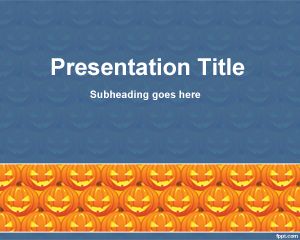 Halloween Cucurbit PowerPoint Template