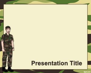Military PowerPoint Template PPT Template
