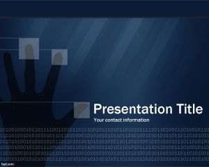 Technology Security PowerPoint Template PPT Template