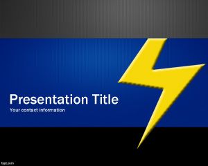 Thunder PowerPoint Template PPT Template