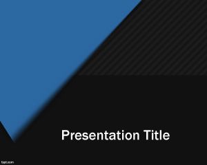 Blue Paper PowerPoint Template PPT Template