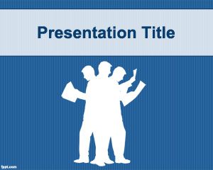 Workaholic PowerPoint Template PPT Template