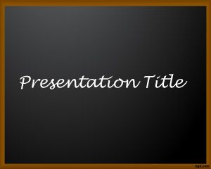 School Board PowerPoint Template PPT Template