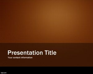 Orange Metallic Slide Template PPT Template