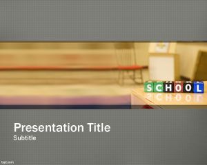 School Planning PowerPoint Template PPT Template