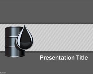 Plantilla PowerPoint de Petróleo PPT Template