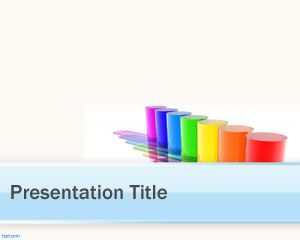 Color Tubes PowerPoint Template PPT Template