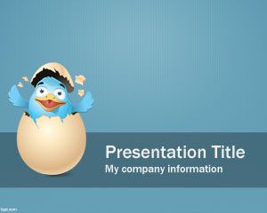 Twitter Background PowerPoint PPT Template