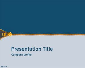 Zip PowerPoint Template PPT Template