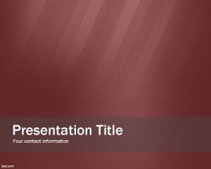 Red Buyer PowerPoint Template PPT Template