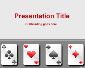 Free playing cards template for PowerPoint