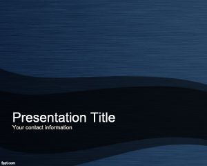 Blue Titanium PowerPoint Template